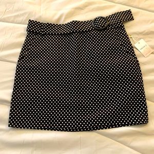 NWT Forever 21 Y2K polka dot miniskirt w/pockets, size 30”